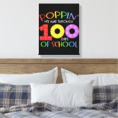 学校の100日を通る キャンバスプリント (インサイチュ (寝室))