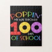 学校の100日を通る ジグソーパズル (縦)