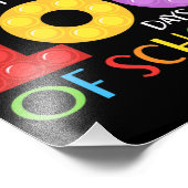 学校の100日を通る フォトプリント            (角)