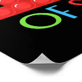 学校の100日を通る ポスター (角)