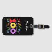 学校の100日を通る ラゲッジタグ (正面横)