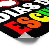 学校の100日スペインのフェリズ100 Dias de Escue ポスター (角)