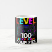 学校の100日完了ゲーマー少年レベル100 C コーヒーマグカップ (中央)