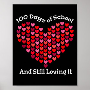 学校の100日目とまだItを愛するハート100 ポスター