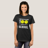 学校の100日目の先生コーチ子供100d tシャツ (正面フル)