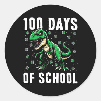 学校の100日目の子供たち100学校の日T ラウンドシール