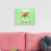 学校の100日目スロースデザイン1年生100日目 キャンバスプリント (インサイチュ (リビング))