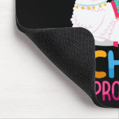 学校の100日目ユニコーン女の子100日のScho マウスパッド (コーナー)