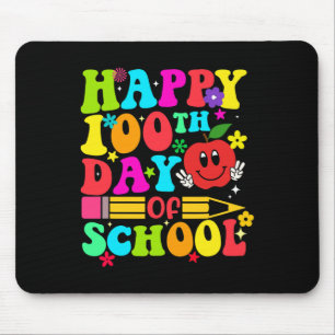 学校の100日目レトロ100日先生学生 マウスパッド