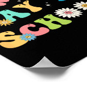 学校の100日目先生子供たち幸せ100日O ポスター (角)