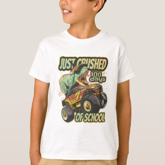 学校の100日目先生子供たち幸せ100日O Tシャツ