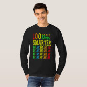 学校の100日目先生子供の子供ハッピー100ダ Tシャツ (正面フル)