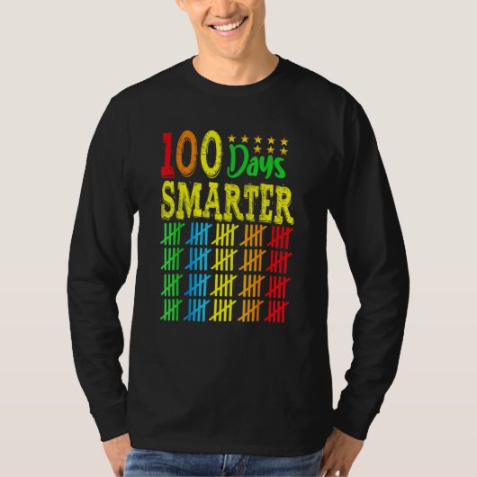 学校の100日目先生子供の子供ハッピー100ダ Tシャツ (正面)