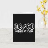 学校の100日目先生子供ハッピー100 カード (黄色い花)