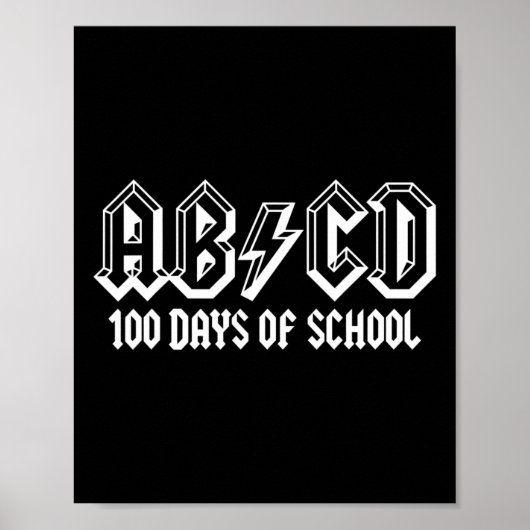 学校の100日目先生子供ハッピー100 ポスター (正面)