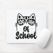 学校の100日目先生子供100日 マウスパッド (マウス)