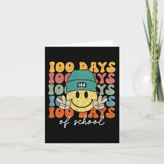 学校の100日目先生100日1 カード (正面)