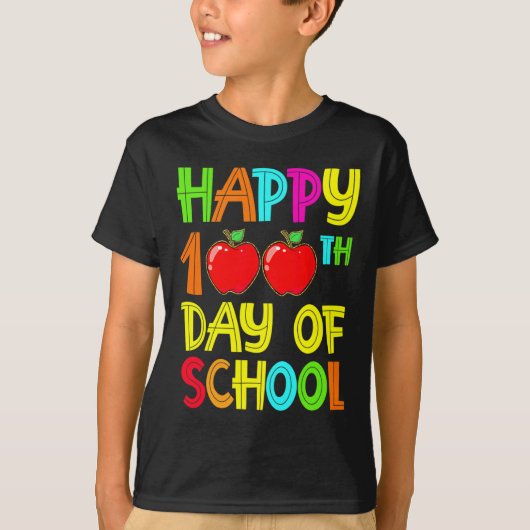 学校の100日目先生100日2022 Tシャツ (正面)