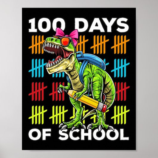学校の100日目先生100日3 ポスター (正面)