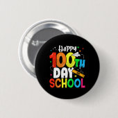 学校の100日目100学校の日 缶バッジ (正面&裏面)