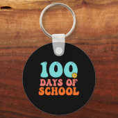 学校の100日目100日学校先生Stu キーホルダー (正面)