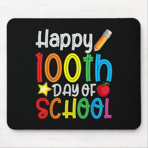 学校の100日目100日学校先生Stu マウスパッド