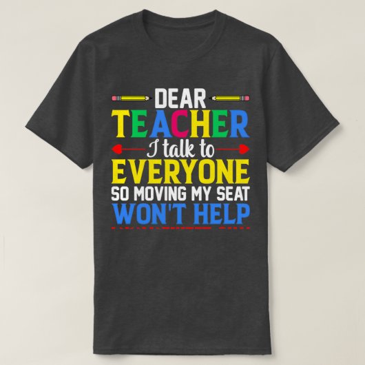 学校の100日目25 Tシャツ (デザイン正面)