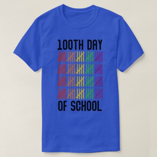 学校の100日目27 Tシャツ (デザイン正面)