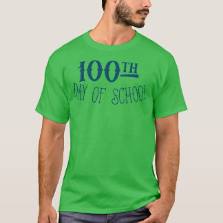 学校の100日目31 Tシャツ