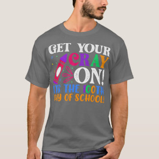 学校の100日目34 Tシャツ