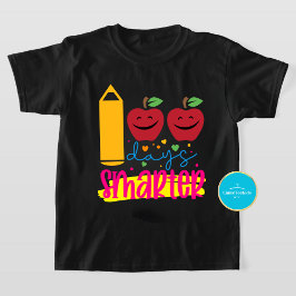 学校の100日目 |新学期Tシャツ Tシャツ