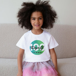 学校の100日100日の学子供 Tシャツ
