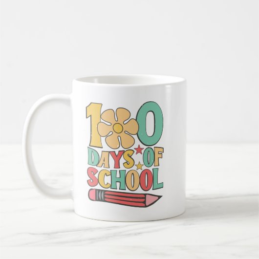 学校の100日 コーヒーマグカップ (左)
