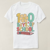 学校の100日 Tシャツ (デザイン正面)