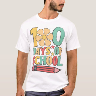 学校の100日 Tシャツ