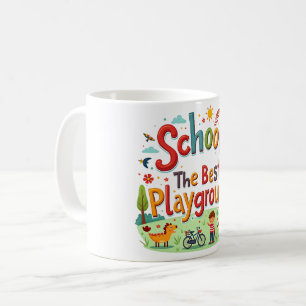 学校はおもしろい- no1 コーヒーマグカップ