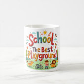 学校はおもしろい- no1 コーヒーマグカップ (中央)