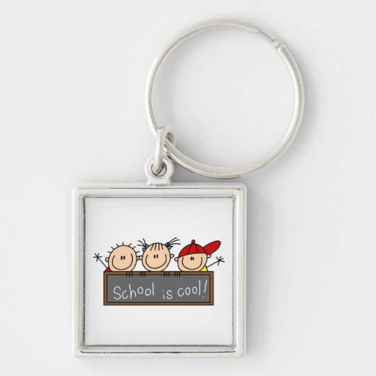 学校はカッコいい キーホルダー (正面)