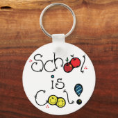 学校はキーチェカッコいいーン キーホルダー (正面)