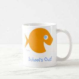 学校はクラスの最終日の先生休暇 コーヒーマグカップ