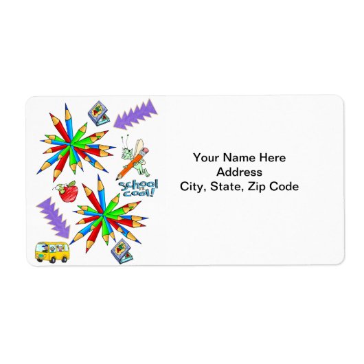 学校はクール名 ラベル (正面)