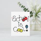 学校はクール招待状 招待状