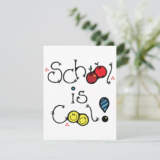 学校はクール招待状 招待状