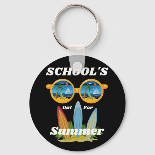 学校はサマーキーチェーンに出る キーホルダー (正面)