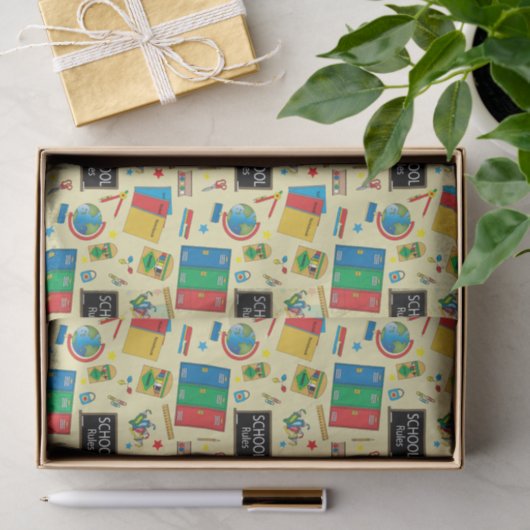 学校は先生のおもしろいを支配します 薄葉紙 (ギフト)