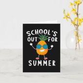 学校は夏に向かう カード (黄色い花)