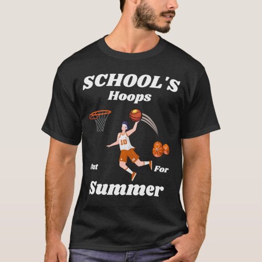 学校は夏のバスケTシャツ Tシャツ (正面)