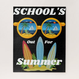 学校は夏のパズル ジグソーパズル