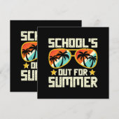 学校は夏休みだ 招待状 (正面/裏面)