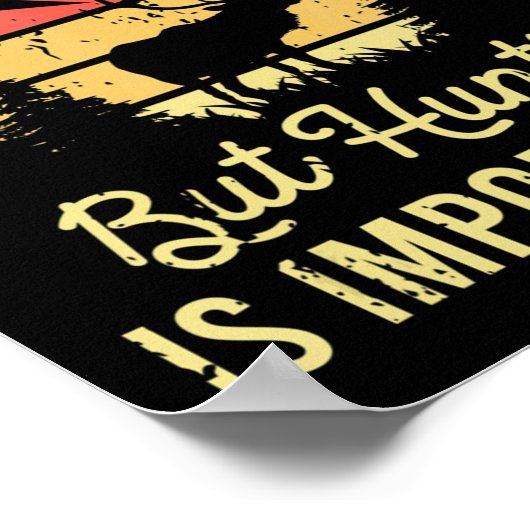 学校は大事だが狩りは大事な子だ ポスター (角)